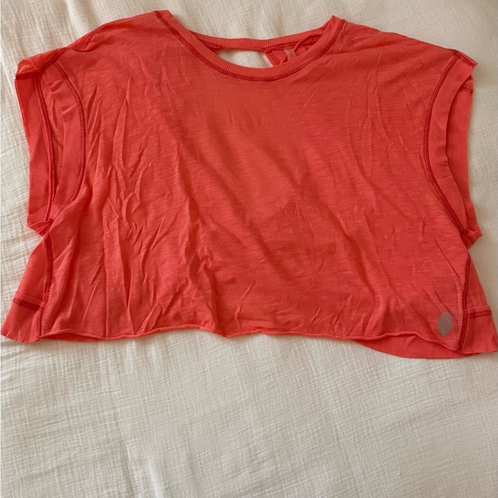 FP Movement by Free People Coral Short Sleeve Top